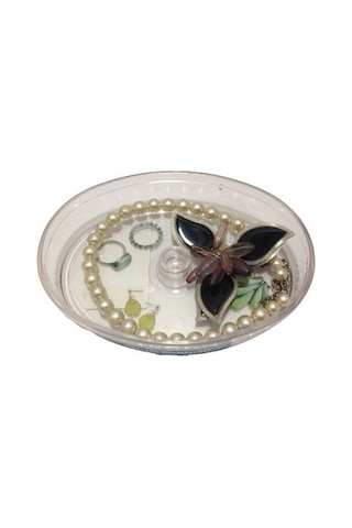 Sıa Çekmece İçi Kozmetik ve Takı Düzenleyici Oval 18X11X3Cm