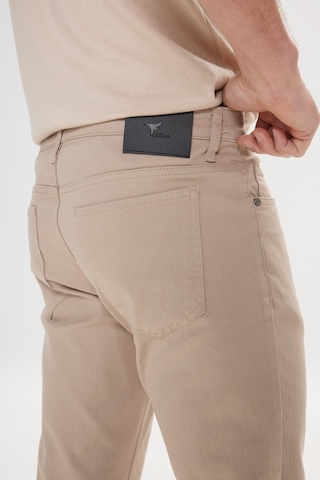 AC&Co / Altınyıldız Classics 360 Derece Her Yöne Esneyen Slim Fit Dar Kesim Diyagonal Desenli Erkek Pantolon Taş