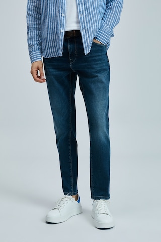 Lufian Fredıc Smart Jean Erkek Pantolon Slim Fit Mavi Mavi 111200198100300 Mavi
