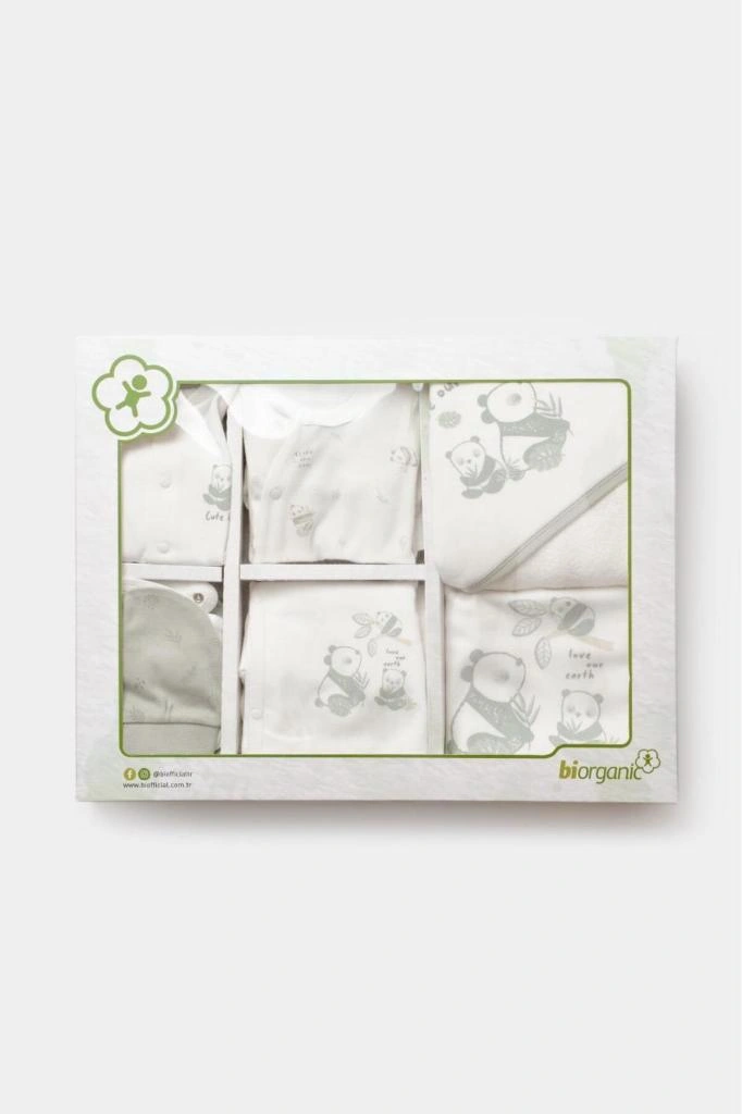 Biorganic %100 Pamuk 20 Li Hastane Çıkış Seti Yeşil Bior.ysl.84029 Yeşil
