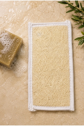 Arga Çiftli Sırt Uzun Kabak Lifi 28cmx12cm Doğal Cilt Temizleme Bitkisel Banyo Lifi - 573083703