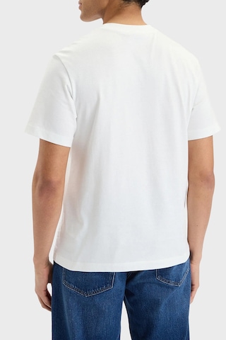 Calvin Klein Logolu Pamuklu Regular Fit Bisiklet Yaka T Shirt Lv04rb824gyaf Erkek T Shirt Lv04rb824g Yaf Beyaz