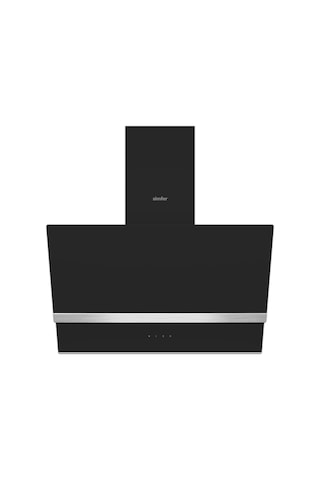 Simfer Steam Siyah 2'li Cam Ankastre Set (3653 Ocak + 8738 Davlumbaz)
