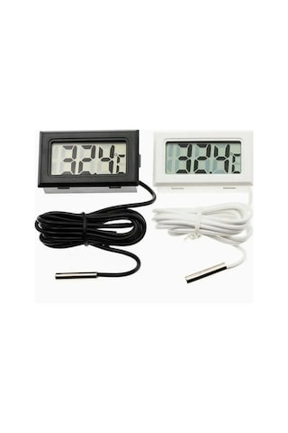 Trendooze Dondurucu Mini Lcd Termometre - 50-110 C, 1m Kablo, Ce Sert., Pratik Ev Kullanımı