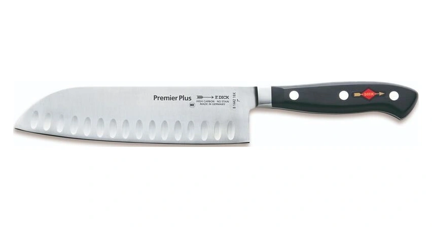 Premier Plus Santoku Kanallı Şef Bıçağı 18 Cm Metal