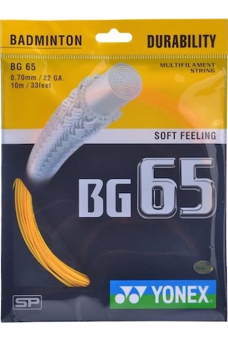 Yonex Bg 65 Badminton Kordajı Turuncu 10 M
