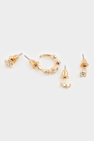 Defacto Kadın 8li Gold Küpe F7669axnsgd1 Diğer