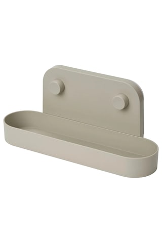 Ikea Öbonäs Vantuzlu Duvar Rafı, Gri-bej, 28 Cm Bej