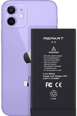 İphone 12/12 Pro Uyumlu Güçlendirilmiş Yüksek Kapasite Batarya - 3250 Mah
