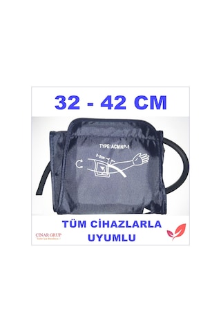 Dijital Tansiyon Aleti Manşeti. Koldan/Üst Kol Manşonu 32-42 Cm