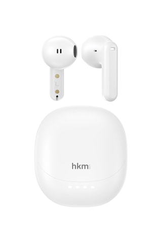 Opus Bluetooth V5.4 Kablosuz Kulak Içi Tws Kulaklık Enc Destekli 4 Mikrofon Sistemi Beyaz