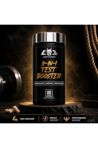 Core Champs 3-ın-1 Test Booster Citrulline Fenugreek Boron Longjack Tongkat Ali100 Caps - By Kai Gre Aromasız