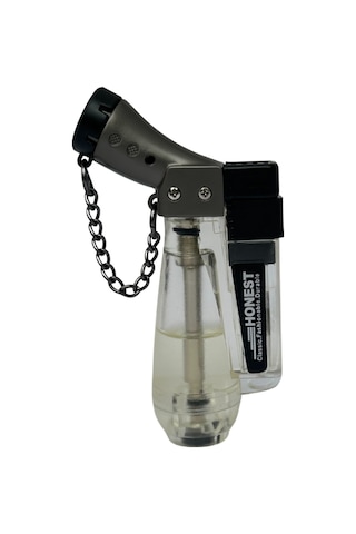 Tek Torch Pürmüz Gümüş Puro Çakmağı