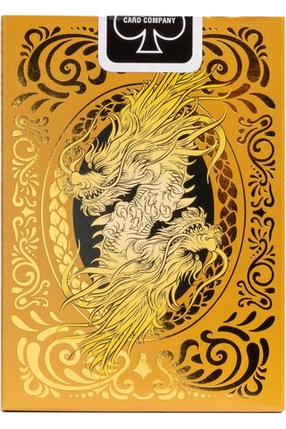 Bicycle Gold Dragon Folyo Premium Oyun Kartları, 1 Güverte