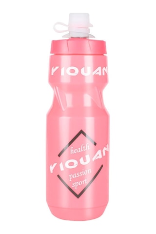 Youmex 710ml Pembe Bisiklet Su Sisesi - Yiyecek Dereceli Pp Plastik, Toz Koruyucu Kapağı, Bisiklet Sporu Ve Dış Etkinlikler İçin Pembe