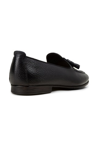 Deery Erkek Hakiki Deri Lacivert Püsküllü Loafer - 01701mlcvc33