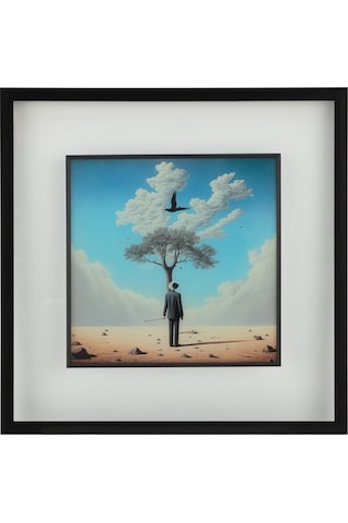 Solus Çerçeveli Cam Tablo 60x60 Cm