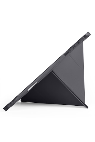 Honor Pad 10 12.1 Kılıf Tri Folding Kalem Bölmeli Katlanabilir Standlı Pu Deri Yumuşak Kapak Kapaklı Kılıf