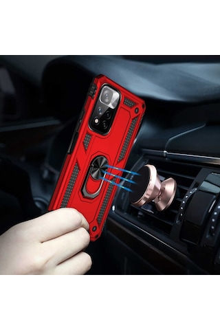 Xiaomi Redmi Note 11 Pro Plus 5G Kılıf Zore Vega Kapak-Rose Gold
