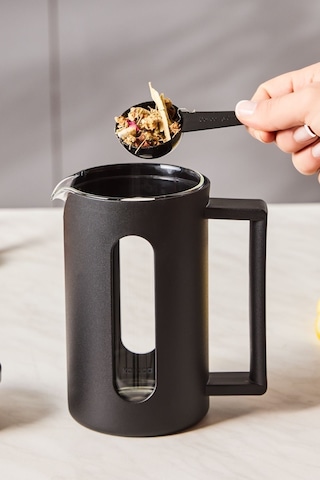 Karaca Leya Kaşık Hediyeli Borosilikat Cam French Press 600 ml