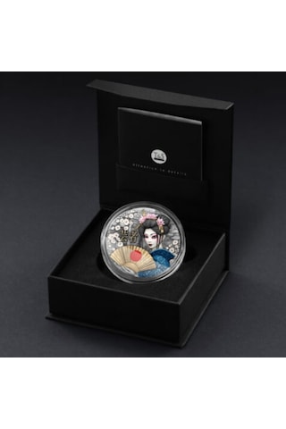Agakulche Japon Geyşa Gümüş Sikke Coin