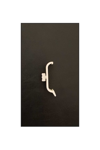 Korniş Stor Perde Takma Aparatı , Zebra Klipsi 4,5 Cm 10'lu Paket Bej