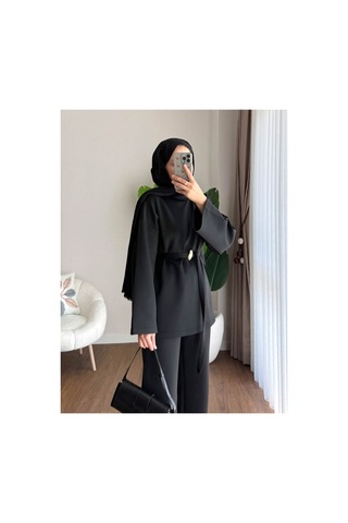 Unika Boutique Kadın Tesettür Scuba Takım Siyah