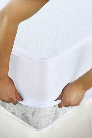 Mycey Pamuk Bebe Fitted Alez 70x110 Cm Sıvı Geçirmez Yatak Koruyucu Beyaz