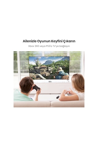 Ugreen Hdmı Kablosu 4k Açılı 1m 90 Derece Açılı Fiş Hdmı Açılı Kablo 2.0 18 Gbit/s Ethernet Hdr 3d Arc Destekler, Pc, Blue-ray Oynatıcı, Xbox360, Ps3, Ps4 Vb. İle Uyumludur, 10172