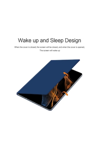 Didadodo Tab S9 Ultra 14.6 2023 Kılıf - Manyetik, Otomatik Uyandırma, Kalem Yuvası Ve Katlanır Stand