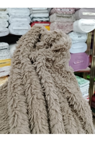 Toskana Peluş Kumaş Koyu Kahverengi