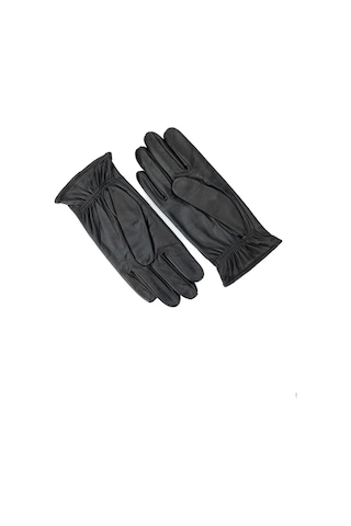 Kemal Tanca Erkek Hakiki Deri Siyah Eldiven Eldıven 525 218 Erk Dr Eldıven Sk23/24 Sıyah Derı Siyah