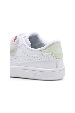 Puma Smash 3.0 Badges V Inf Çocuk Sneaker-beyaz Beyaz