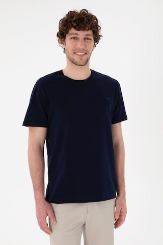 U.S. Polo Assn. Erkek Regular Fit Bisiklet Yaka Lacivert Basic Tişört 50305928-VR033