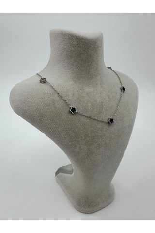 Xbaby Yıldız Taşlı Gümüş Renk Kolye Altın - Gümüş