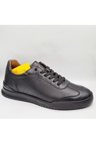 Greyder 19221 6y Siyah Hakiki Deri Erkek Günlük Casual Urban Deri Sneaker