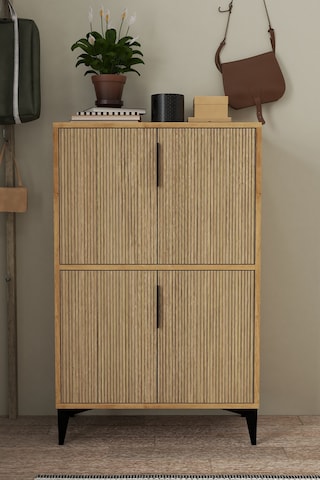 1405 Ada Ayakkabılık 4 Raflı 4 Kapaklı Çok Amaçlı Dolap Kiler Yunus Safir Yunus - Safir