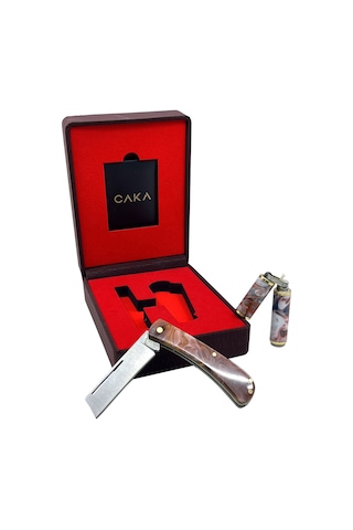Caka Origin Origin - Bıçak Çakmak Seti - Kızıl Kahverengi