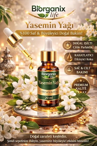 Life Yasemin Yağı 20 Ml %100 Saf & Büyüleyici Doğal Bakım Diğer