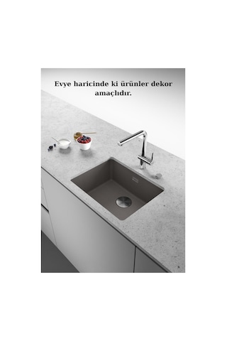Franke Mrg 110-52 Granit Evye, Sahara, Tezgah Altı, Tek Hazne, 52x40 Cm Krem