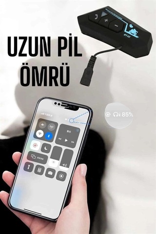 Kask Kulaklık Bluetooth Motosiklet Kulaklık Intercom Su Geçirmez 38284949
