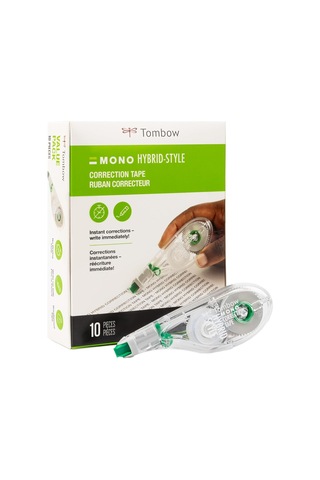 Tombow Mono Hibrit Düzeltme Bandı 10/paket, 16"x394" Genel