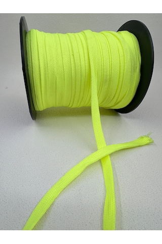 1 Cm Kordon Polyester-5 Metre-fosforlu Yeşil