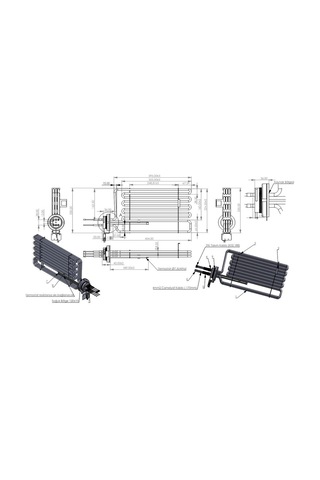Crystal Fritöz Isıtıcı Rezistans 3x6333w Trifaze Cr304 R4028