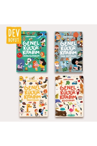 Genel Kültür Kitabım Set / Tanıyorum - Büyüyorum - Fark Ediyorum - Konuşuyorum