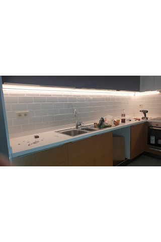 Mutfak Dolabı Ve Tezgah Altı 200 Cm Günışığı Led Şerit Profil