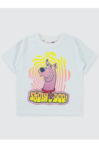 Scooby-Doo Scooby Doo Kız Çocuk Tişört 10-13 Yaş Beyaz