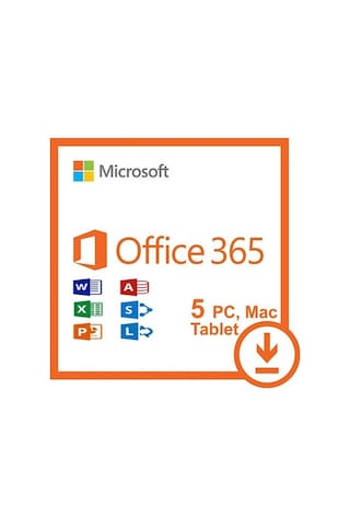 MS Office 365 Dijital Teslimat 5 Cihaz - 1 Yıl MS Office 365 Dijital Teslimat 5 Cihaz - 1 Yıl
