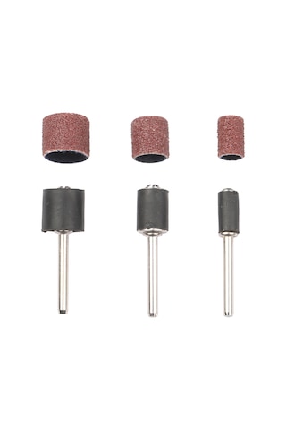 Symbee Alüminyum Oksit Zımpara Seti: 252 Parça, 1/4", 3/8", 1/2" Çaplı Zımpara Bantları Ve Mandreller, Ahşap Ve Metal Polishing İçin Plastik Kutuyla