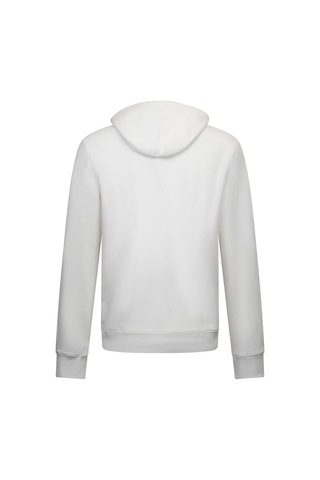 Hatemoğlu Beyaz Regular Fit Pamuklu Kapüşonlu Kanguru Cepli Sweatshirt 30250 Beyaz